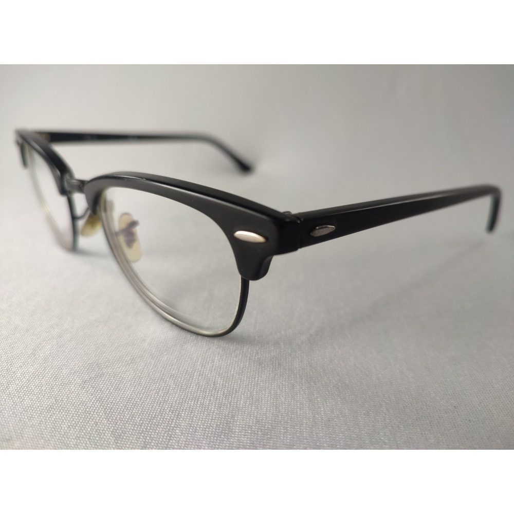 Ray-Ban RB 5154 2077‎ Clubmaster Matte Black Silver Eyeglass Frames 49-21 140